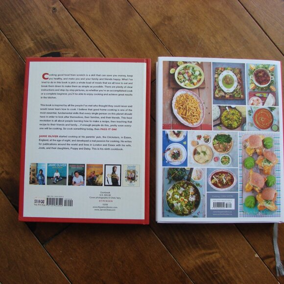 2 Jamie Oliver Cookbooks Jamie's 15 Minute Meals and Jamie's Food Revolution - Picture 2 of 16